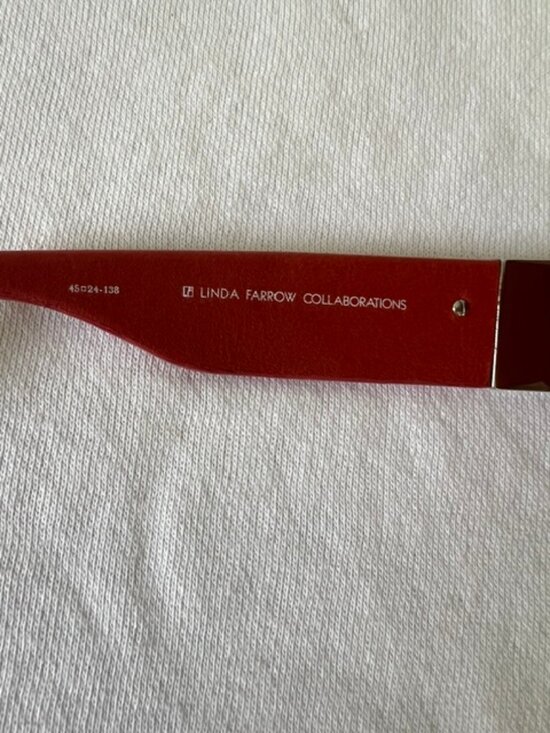 Linda Farrow x The Row 48/3 Womens Sunglasses Terracotta Red main image 4